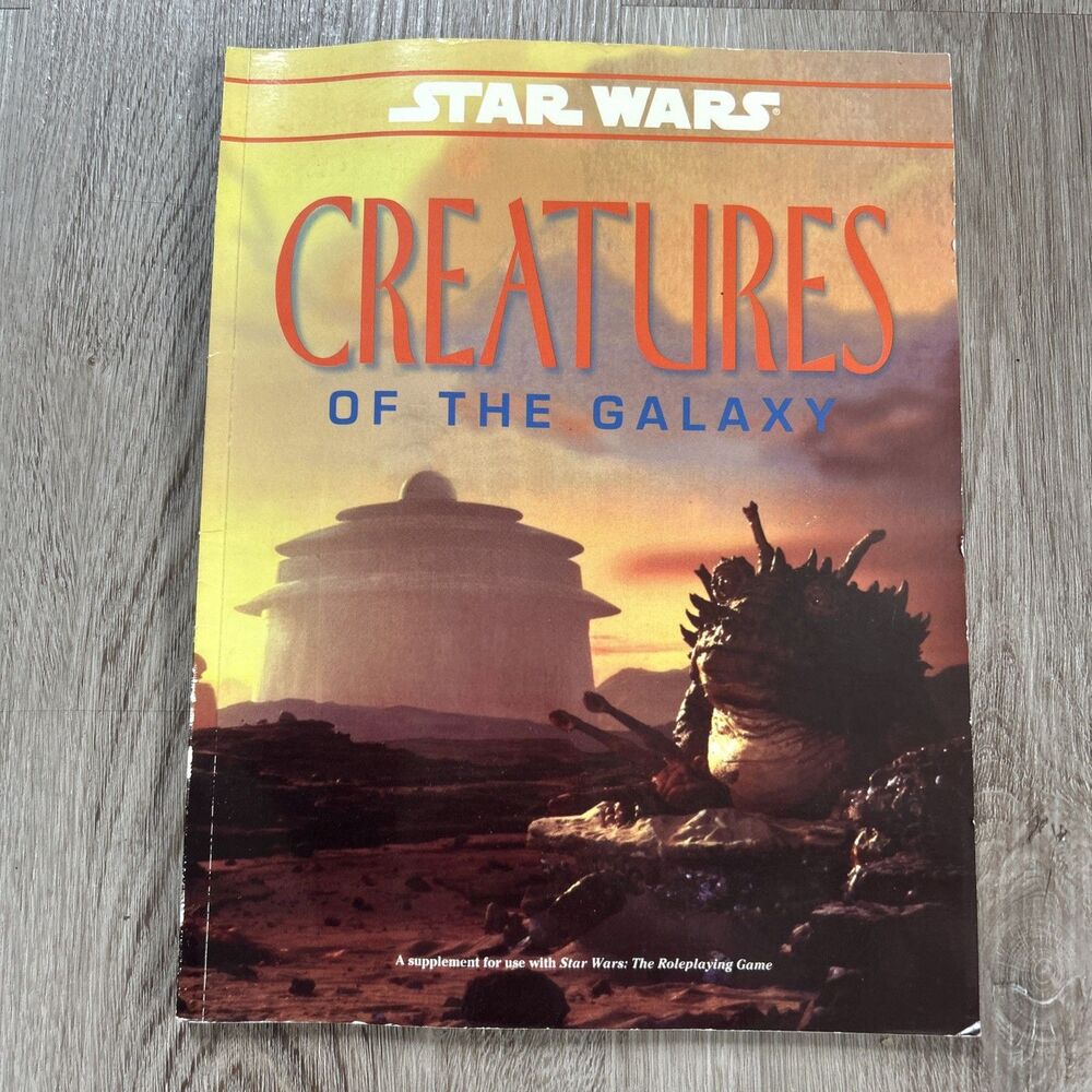 Star Wars Creatures of the Galaxy 1994 West End VG Roleplaying Game Book VTG